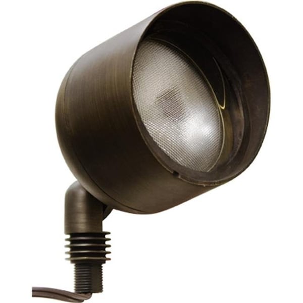 Dabmar Lighting Dabmar Lighting LV23-BZ 50W 12V Cast Aluminum Directional Spot Light with Hood; Bronze LV23-BZ - main
